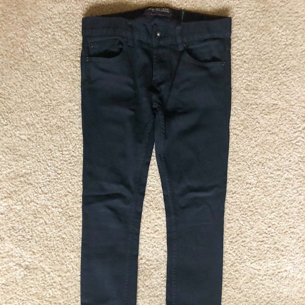 Hottopic Rude Skinny Jeans Black Size 30x30 Like New